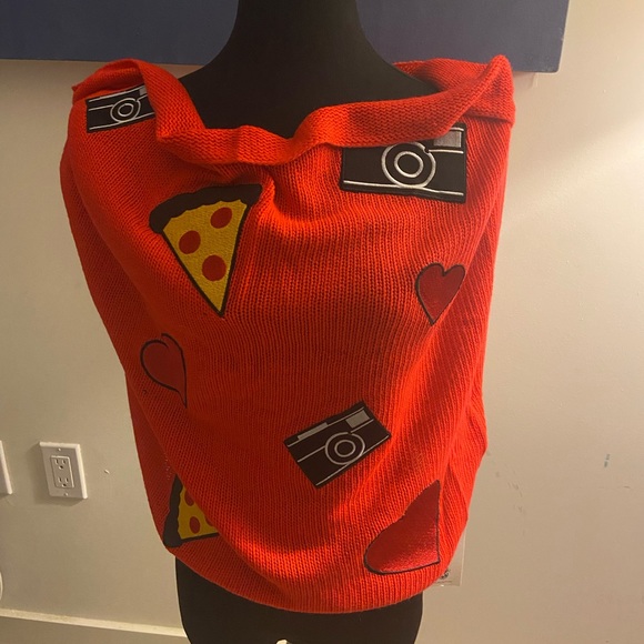 Wildfox Italian Things Snood Infinity Scarf 🧣 🍕 📷 ♥️ - Picture 1 of 6